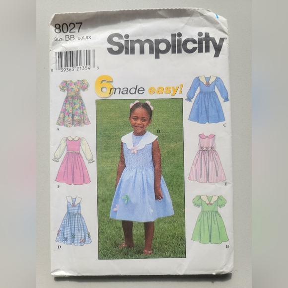 ‼️MUST GO‼️ Lot of 5 FF little Girls Spring Summer sewing patterns - Picture 3 of 6